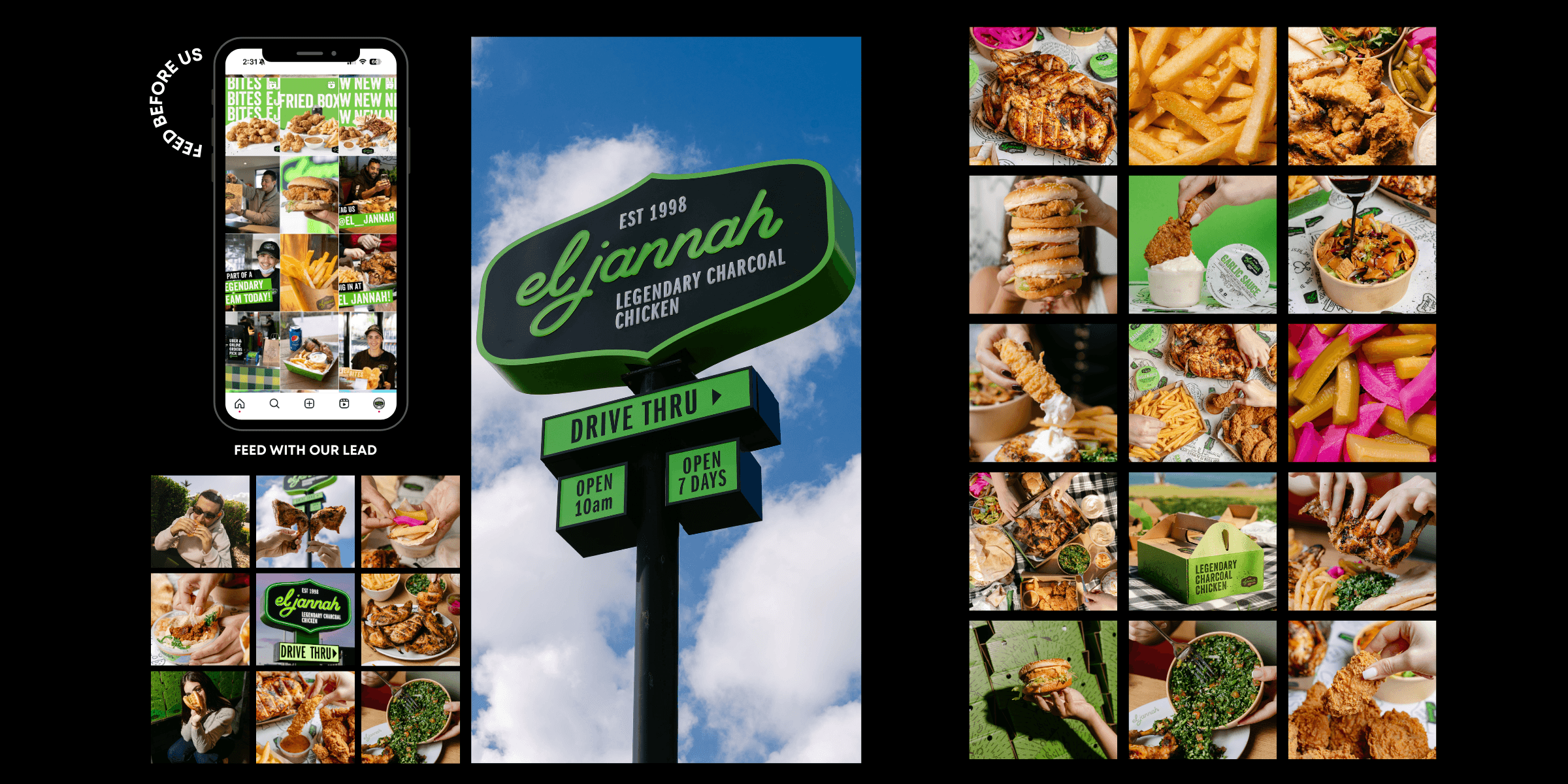 El Jannah social media feed before and after transformation