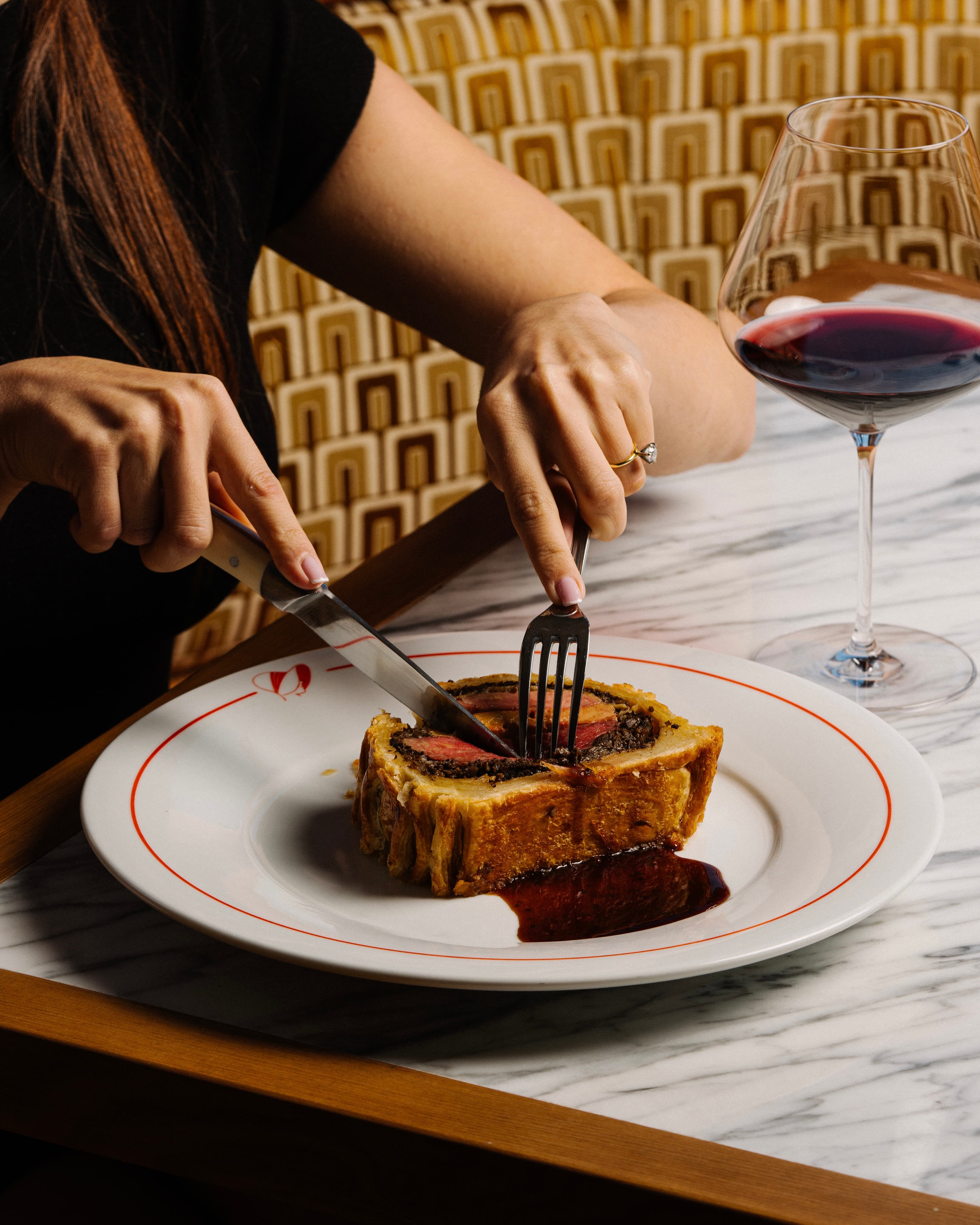 French cuisine photography for Sydney restaurant campaign